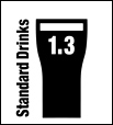 スタンダードドリンク表記イメージ
